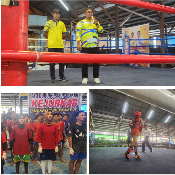 Pertama kali di Rohil, Cabor Muaythai dan Tinju Dipertandingkan Dalam Kejurkab KONI Rohil 2024