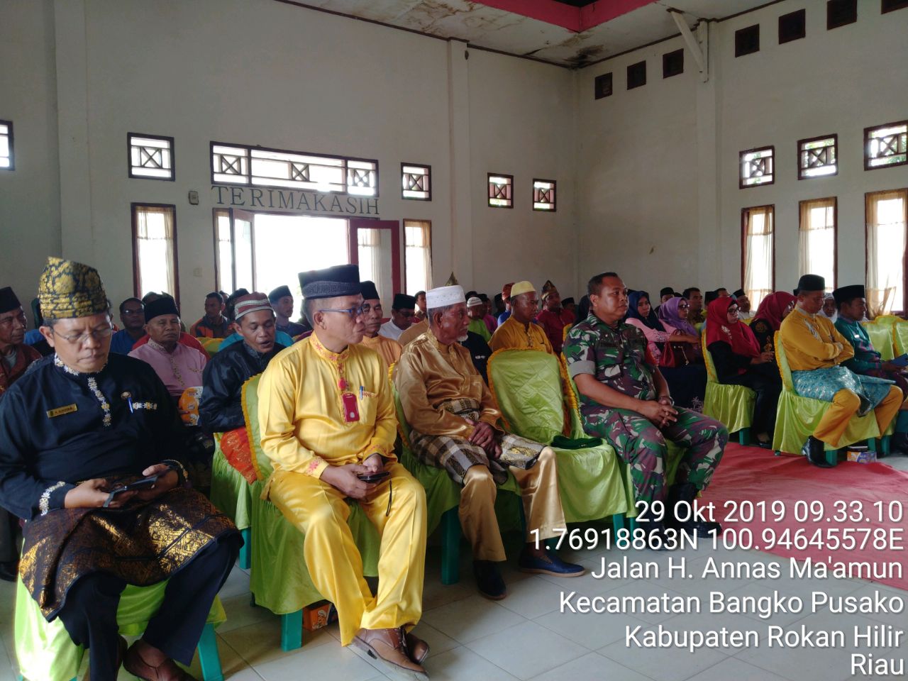 Babinsa Koramil 05|RM Hadiri Musyawarah di Kecamatan Bangko Pusako