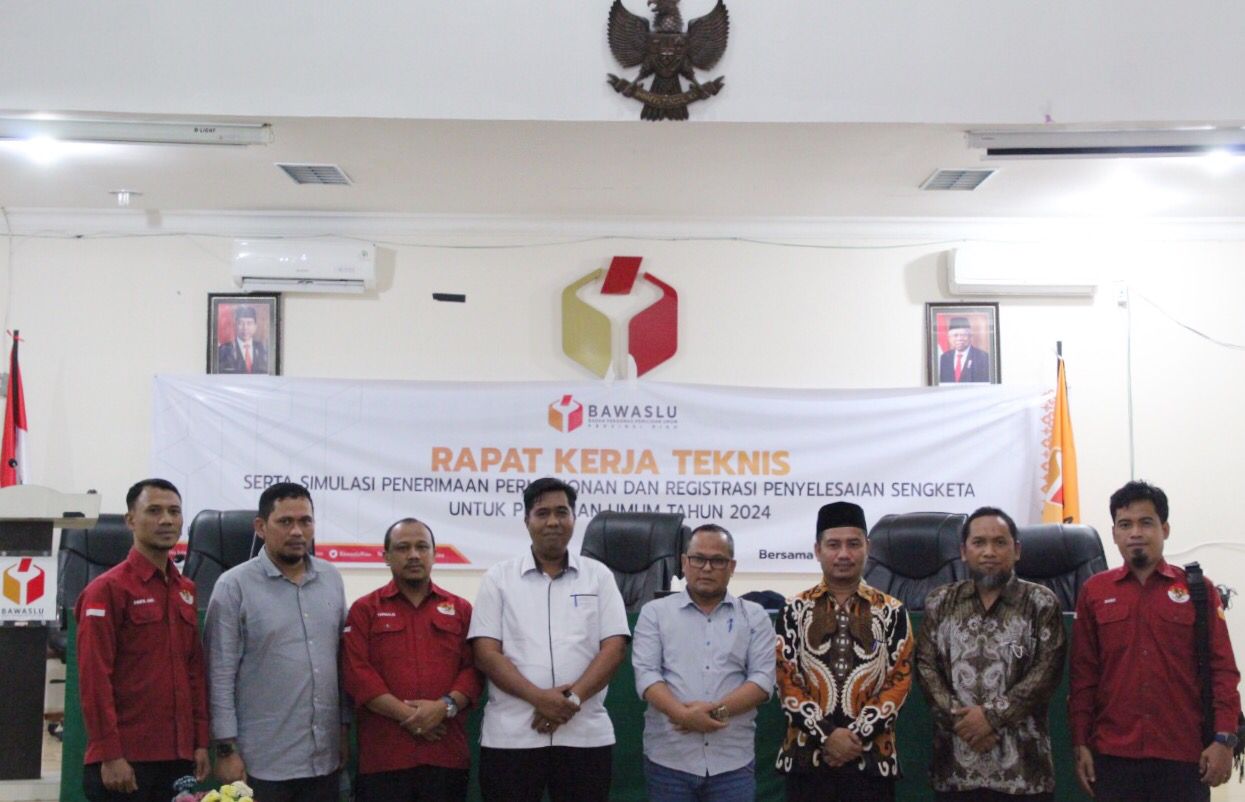 Banwaslu Rohil Ikuti Rakernis Penyelesaian Sengketa di Pekanbaru