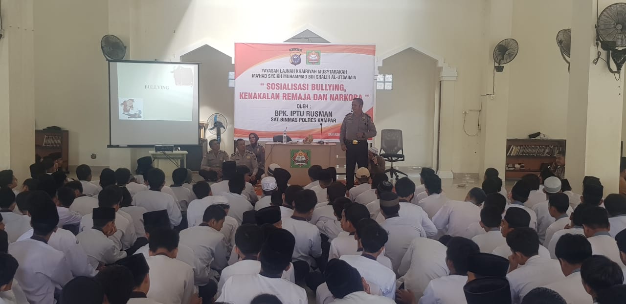 Polres Kampar Gencar Sosialisasi Bullying dan Paham Radikalisme