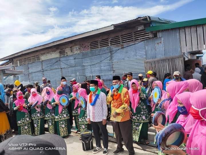 Bacalon Wabup Rohil H Sulaiman Disambut Antusias Masyarakat Palika
