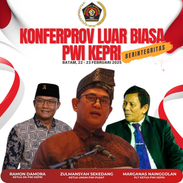 PWI Pusat Bantah Pernyataan Hendry Ch. Bangun tentang Penunjukan Plt Ketua PWI Kepri