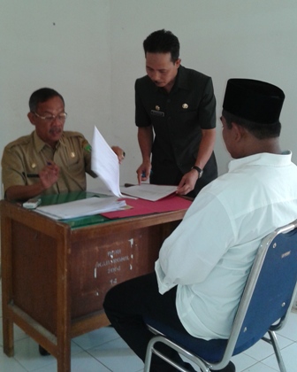 Dinas PMD Rohil Umumkan Hasil tes Tertulis & interview Balon Pengulu