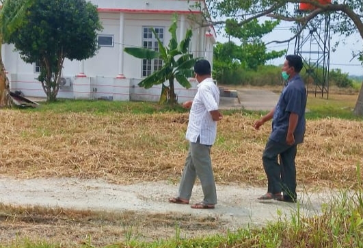 Wakil Bupati Rohil Sulaiman Azhar Tinjau Kebersihan Rumdin Dibatu Enam