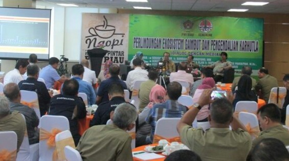 Ngopi PWI Riau: Pengendalian Karhutla, dari Soal Regulasi Hingga Paradigma