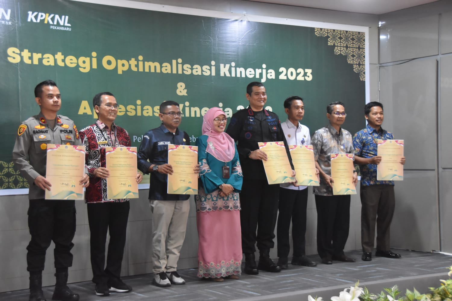 Polres Kampar Raih Predikat Terbaik III Pengelolaan BMN T.A. 2022 dari KPKNL Pekanbaru