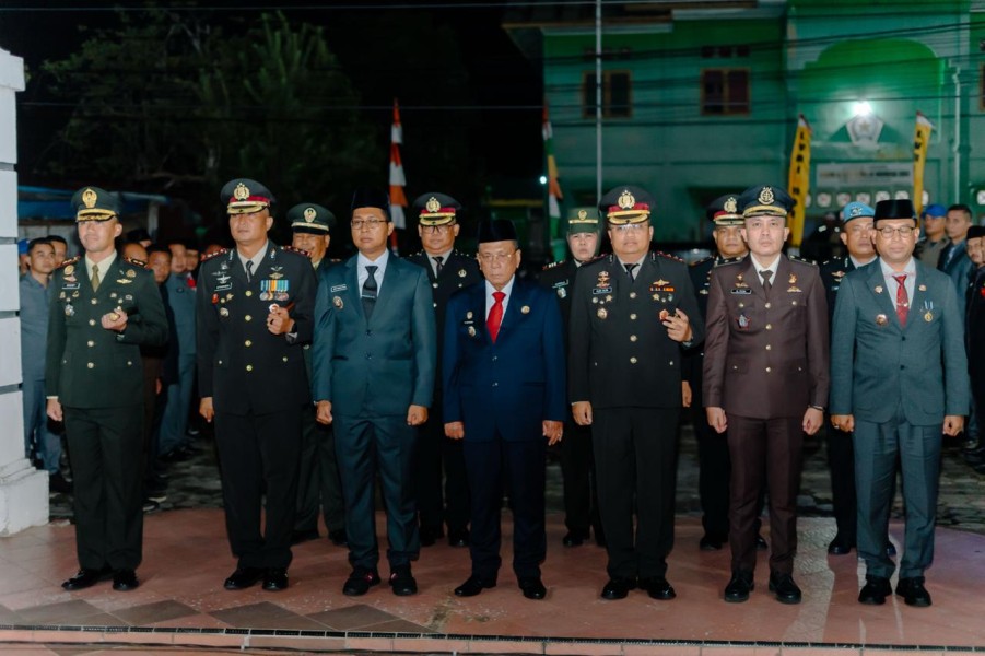 Hadiri Renungan Suci HUT ke-81 RI, Kapolres Rohil Ajak Generasi Muda Teladani Semangat Pahlawan