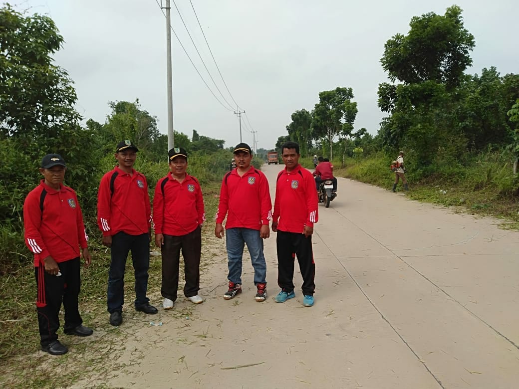 Camat dan Datuk Pengulu se Kec Pekaitan Rohil Goro Disepanjang Jl Pesisir Pedamaran