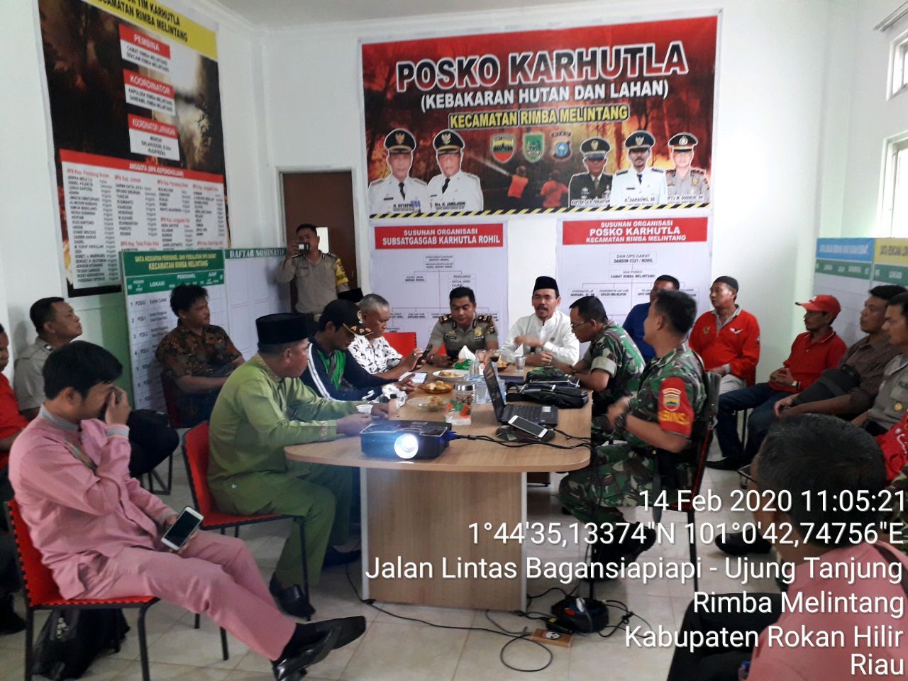 Posko Karhutla Rimba Melintang Bahas Kesiapan Menghadapi Musim Kemarau