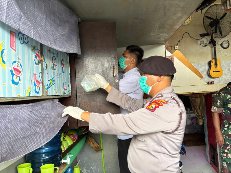 Perketat Keamanan, Rutan Kelas II B Dumai Bersama APH Adakan Penggeledahan Kamar Hunian