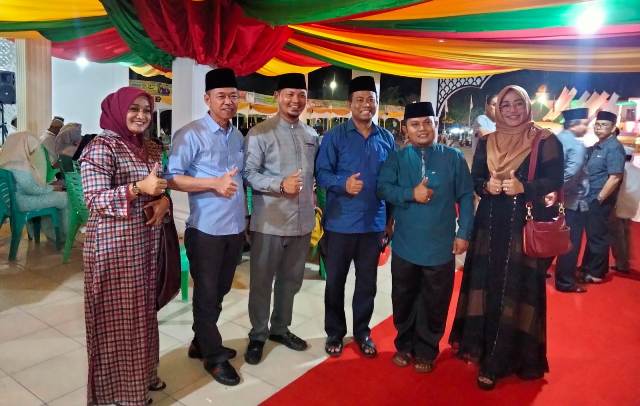 Malam Final Perhelatan MTQ Ke - XL Riau, Bupati Rohil Saksikan Final Tilawah dan Kunjungi Stand Baza
