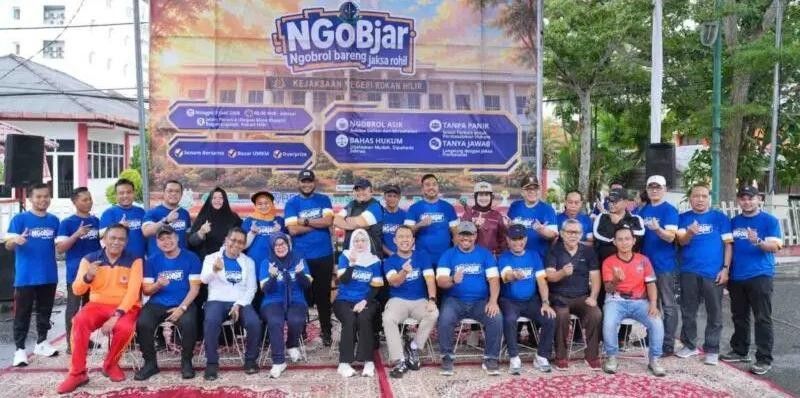 Kejari Rohil Gelar NGOBJAR, Dekatkan Pelayanan Publik dan Edukasi Hukum ke Masyarakat