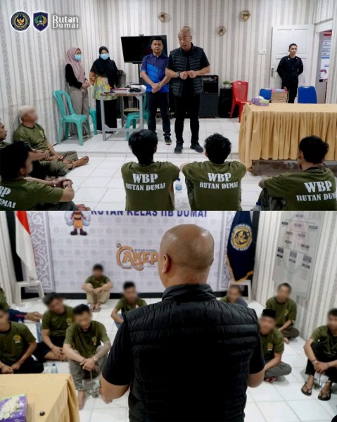 Bukti Nyata Kinerja Rutan Kelas II B Dumai , Pindahkan 17 Warga Binaan Guna Kurangi Tingkat Resiko H