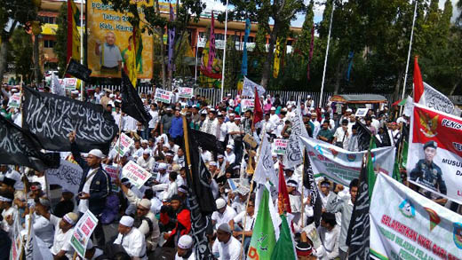 Gubernur, Kapolda, Danrem Bergabung Demo Bela Islam Jilid III