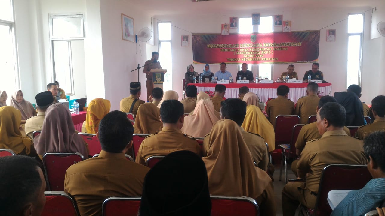 Musrenbang RKPD 2020 kecamatan Pekaitan: Anggota DPRD Rohil, Krismanto,