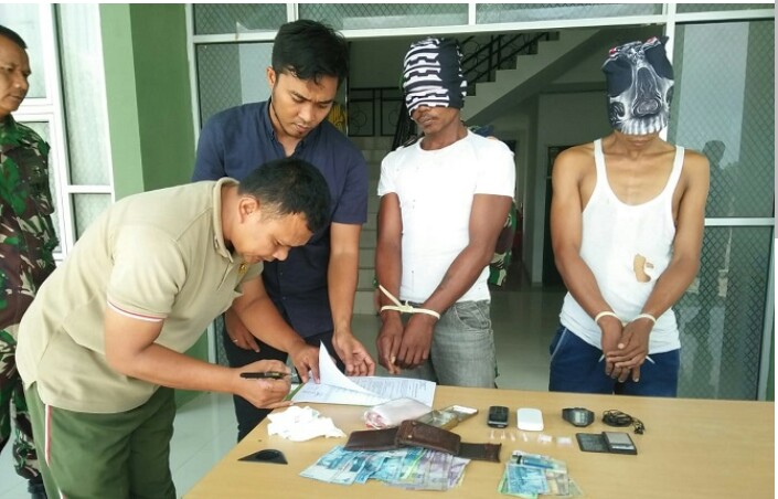 Komandan Unit Kodim 0321 Rohil Pimpin Oprasi Tangkap Tangan Pengguna Narkoba
