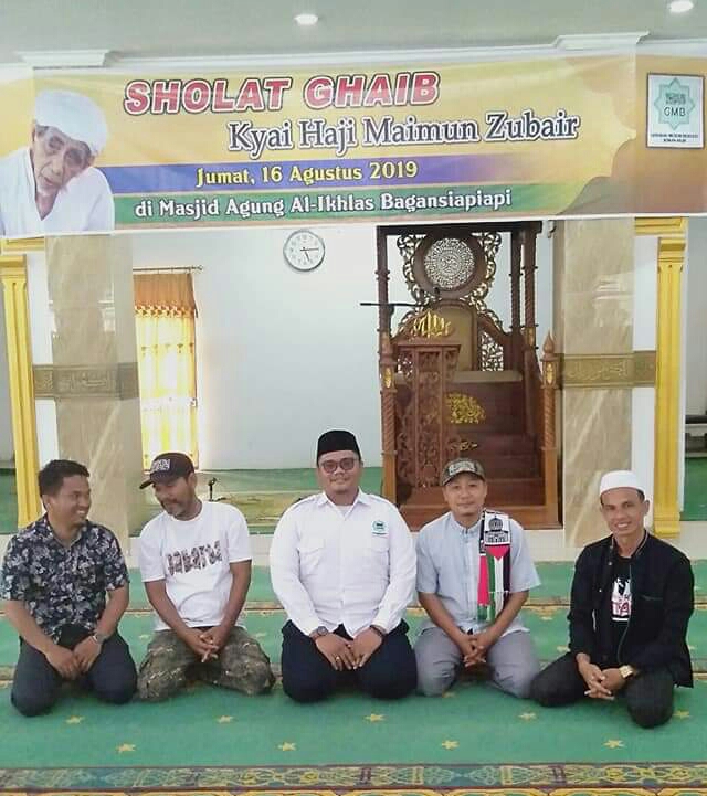 Esok, GMB Rohil Akan Gelar Sholat Ghaib Untuk KH Maimun Zubair