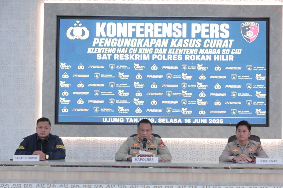 URC Tim Raga Satreskrim Polres Rohil Bongkar Sindikat Pencurian Hiolo Antar Kabupaten