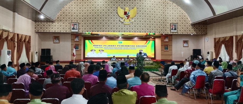 Pemkab Rohil Gelar  Rapat Pembangunan Koperasi Merah Putih: Mencapai Progress Signifikan