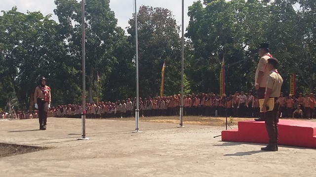 Upacara HUT Pramuka, Wabup Rohil Canangkan Penambahan Wilayah Buper