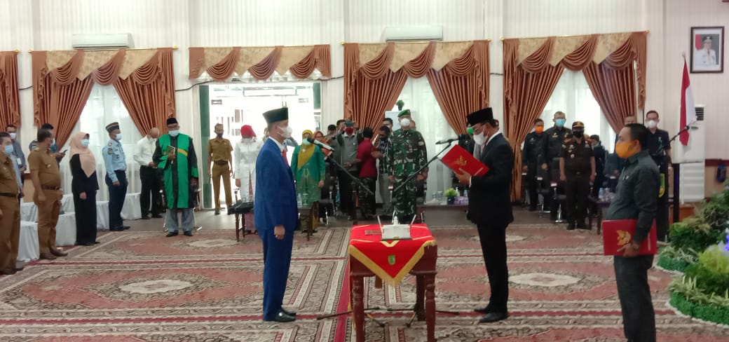 HM Job Kurniawan Resmi Jabat Sekda Rohil
