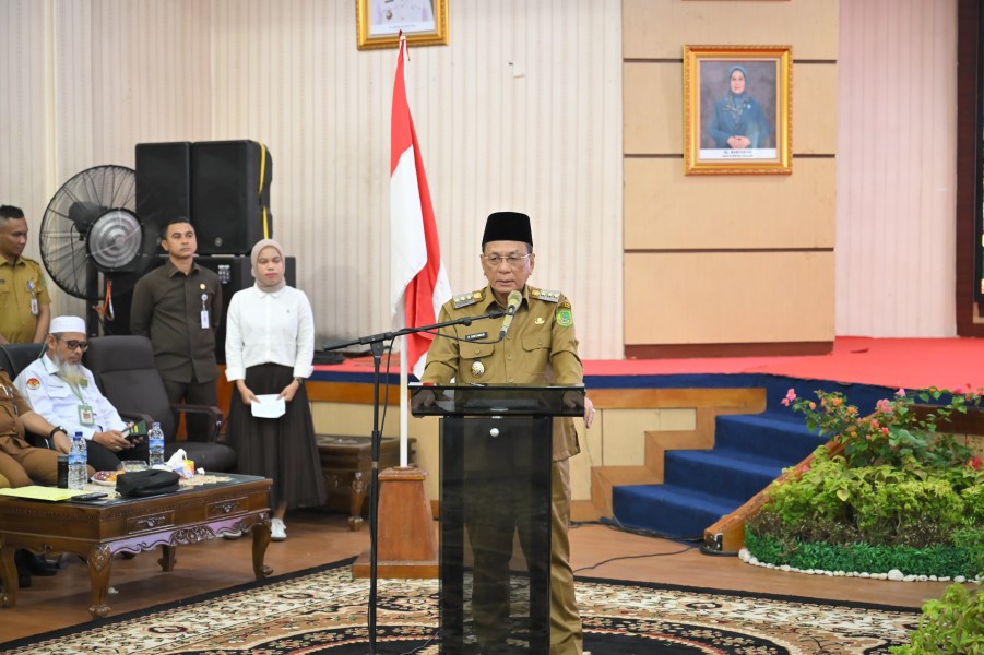 Bupati Rohil Resmikan Kegiatan Bimbingan Manasik Haji Tingkat Kabupaten Tahun 2025
