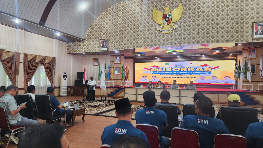 Musorkab KONI Rohil 2025 Momentum Peningkatan Prestasi Olahraga