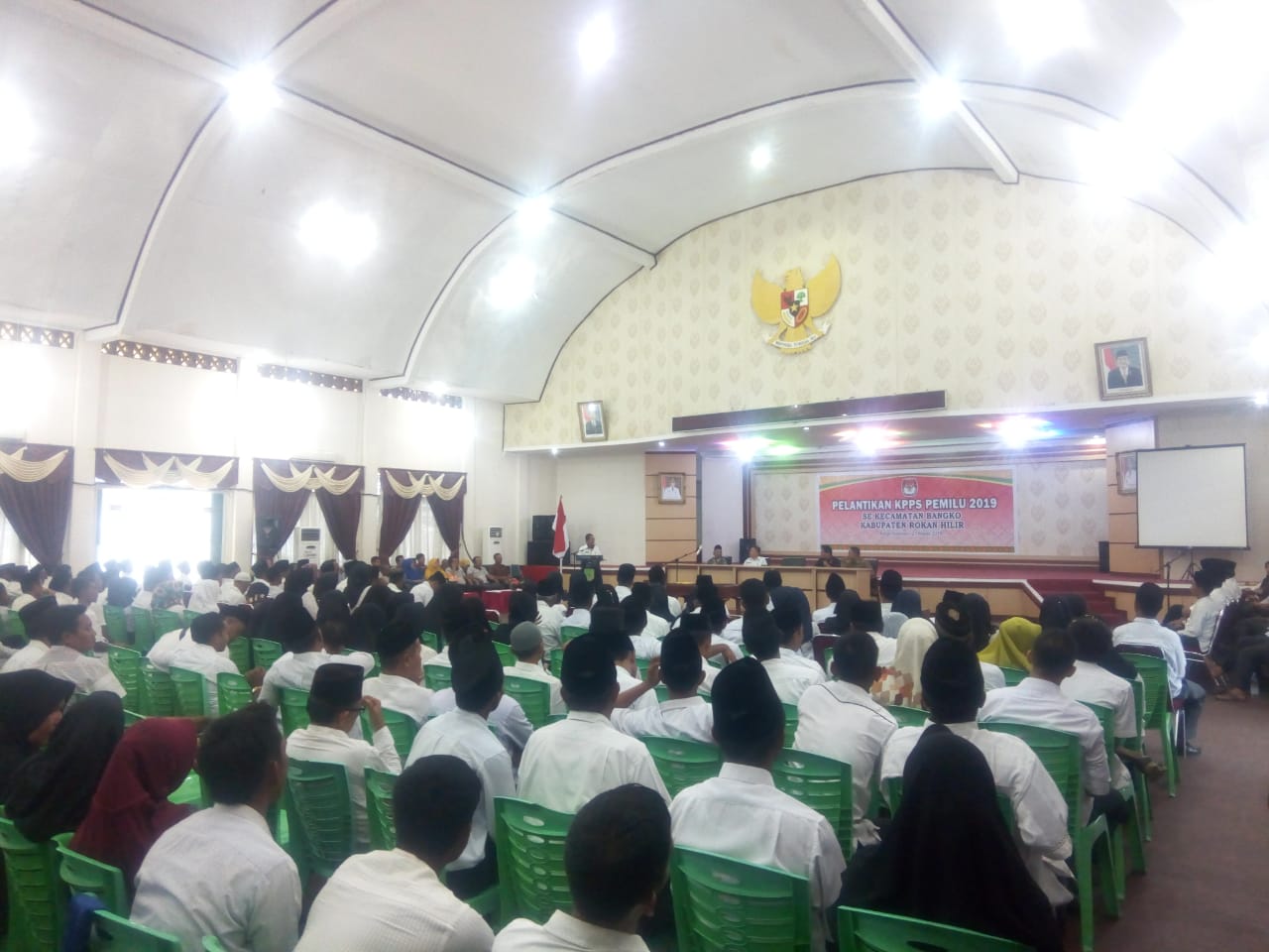 272 KPPS se Kecamatan Bangko Resmi Dilantik