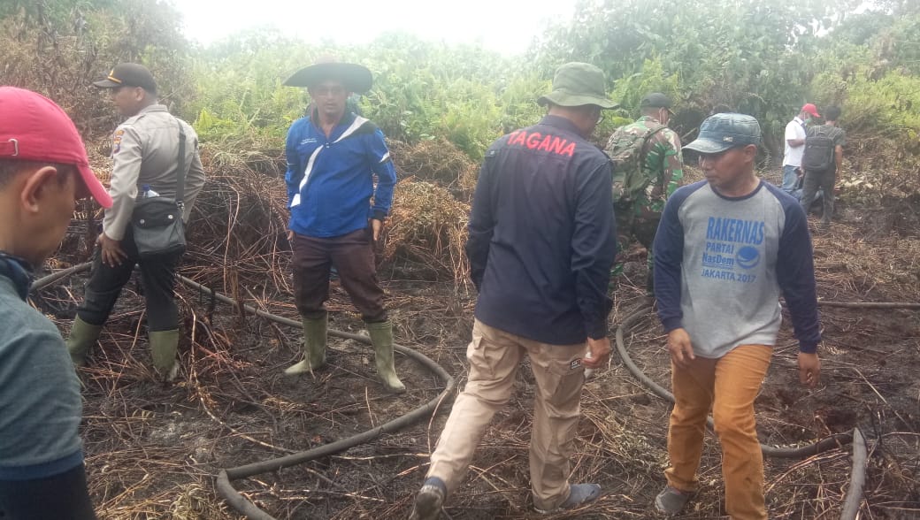 Turun ke Lokasi Karhutla, Bupati Suyatno Sebut Lahan Terbakar Kurang Lebih 3 Hektar