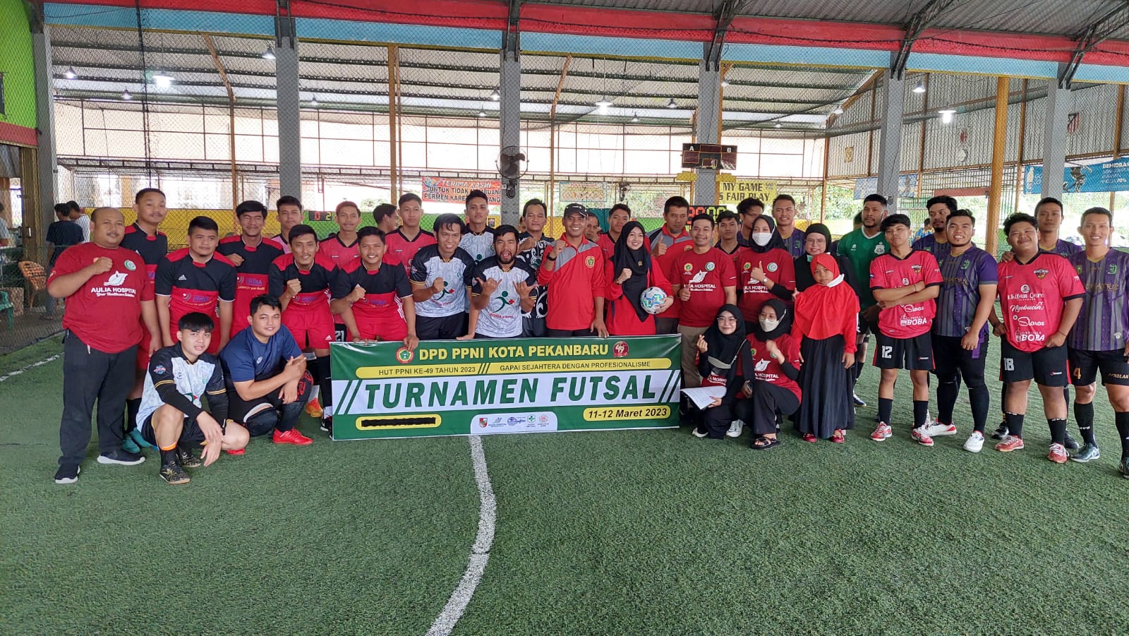 Memperingati HUT PPNI ke-49 DPD PPNI Kota Pekanbaru Melaksanakan Kegiatan Turnament Futsal.