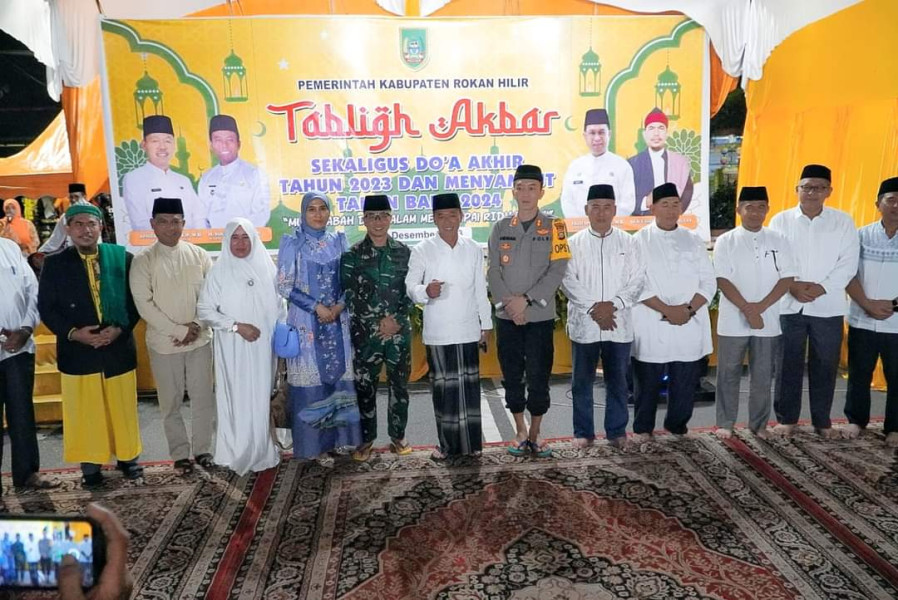 Tablig Akbar, Bupati Rohil Afrizal Sintong: Muasabah Dalam Menggapai Ridho illahi