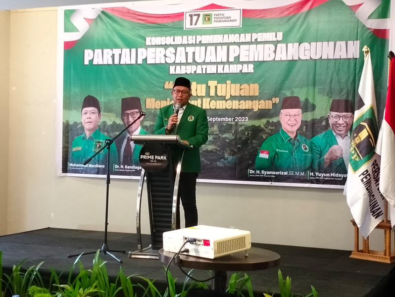 DPC PPP Kampar Gelar Konsolidasi Pemenangan Pemilu, Yuyun : Target 7 Kursi