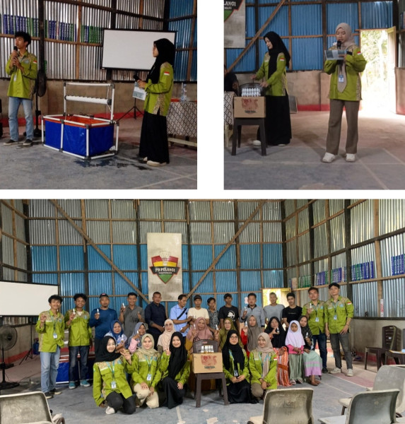 MAHASISWA KUKERTA UNRI SELENGGARAKAN WORKSHOP AKUAPONIK DAN SPRAY ANTI NYAMUK BERSAMA MASYARAKAT