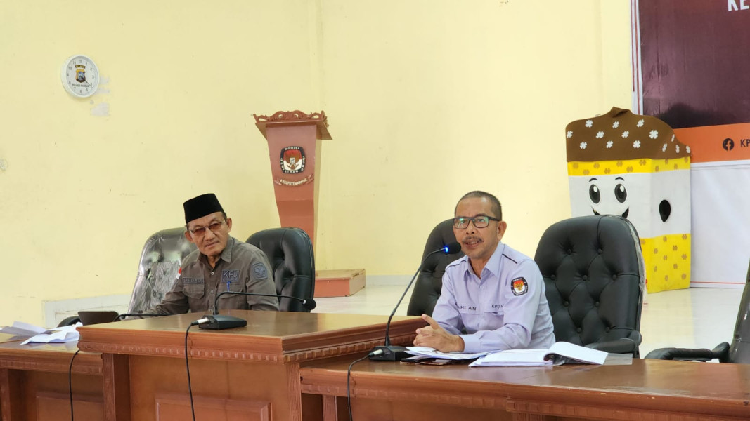 Verfak Kedua DPD Riau Dimulai KPU Bimtek PPK se-Kabupaten Kampar