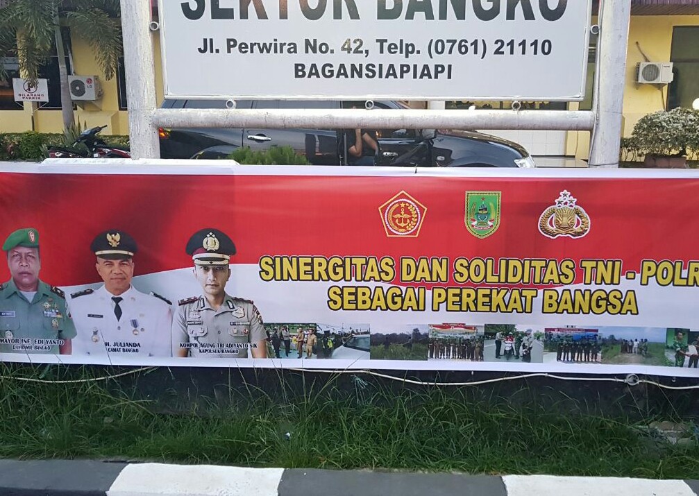 LUAR BIASA! Polsek Bangko Sinergitas TNI Polri Kunci Utama Kamtibmas