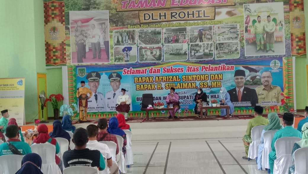 Horee..!! Bupati Rohil Afrizal Sintong Akan Naikkan Gaji Tenaga Dinas Pasar