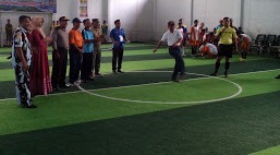 Sekda Rohil Buka Pertandingan Liga Putsal di Bagansiapiapi