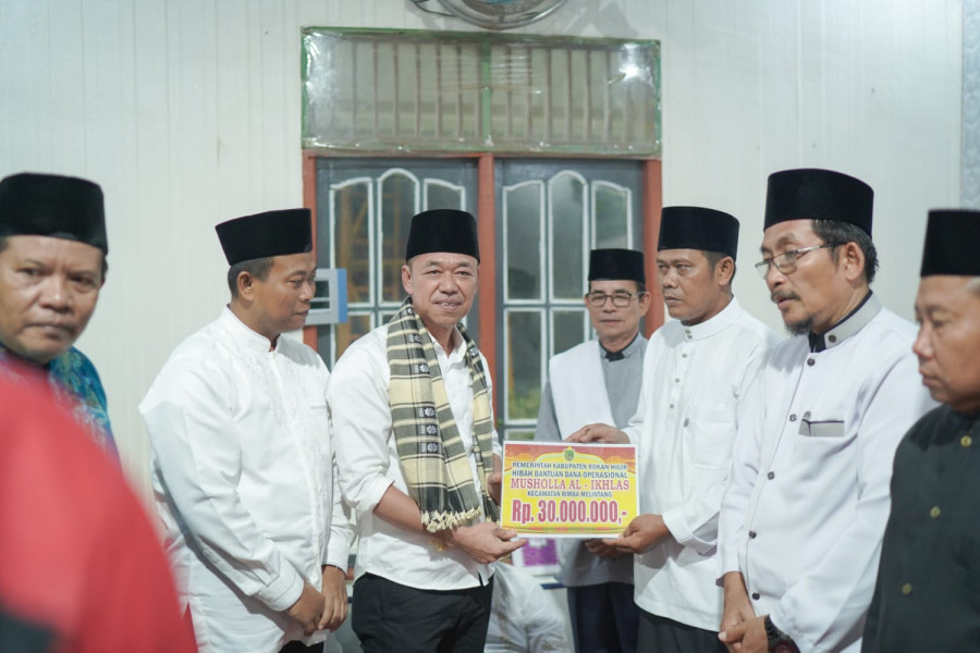 Puasa ke 13, Bupati Rohil Safari Ramadhan di Rimba Melintang