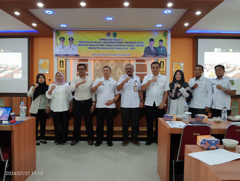 Pemkab Rohil Kembali Menggelar Konsultasi Publik ll Penyusunan KLHS dan RPJMD Tahun 2025 - 2029