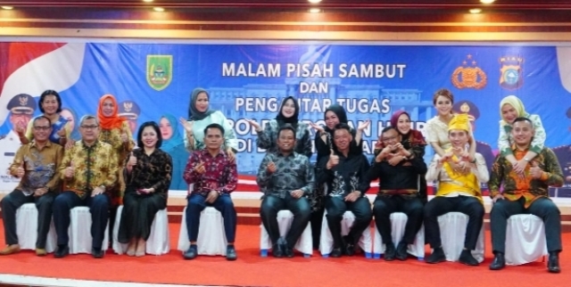 Malam Pisah Sambut Kapolres, Bupati Rohil Berharap Sinergitas Terus Terjaga