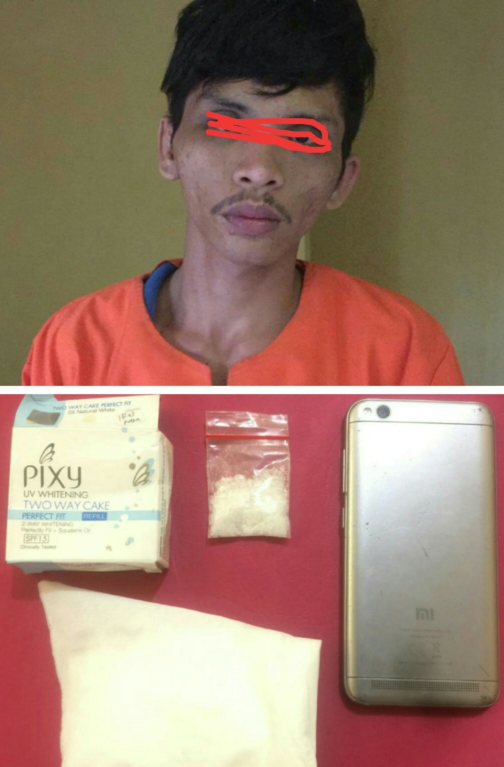 Jelang Acara Hut Bhayangkara Satresnarkoba Polres Rohil Tangkap Kurir Sabu Warga Bagan Sinembah
