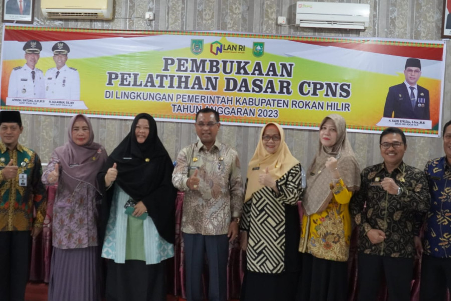 Sekda Rohil Buka Pelatihan Dasar CPNS di Lingkungan Pemkab