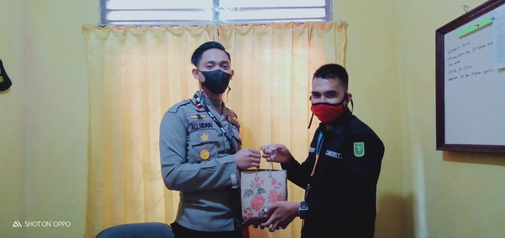 Silaturrahmi Dengan Kapolsek, BRCN TPTM Rohil Siap Berkalaborasi