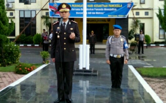 Peringatan Hari Kesaktian Pancasila Digelar di Mapolres Rohil