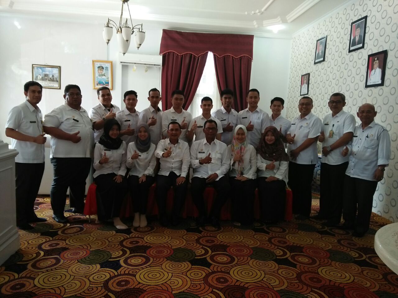 Bupati Suyatno Terima Lulusan IPDN angkatan 23 Tugas di Rohil