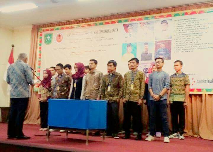 Resmi Dilantik Gubri, Riski Beradat Nahkodai Hipemari Jakarta
