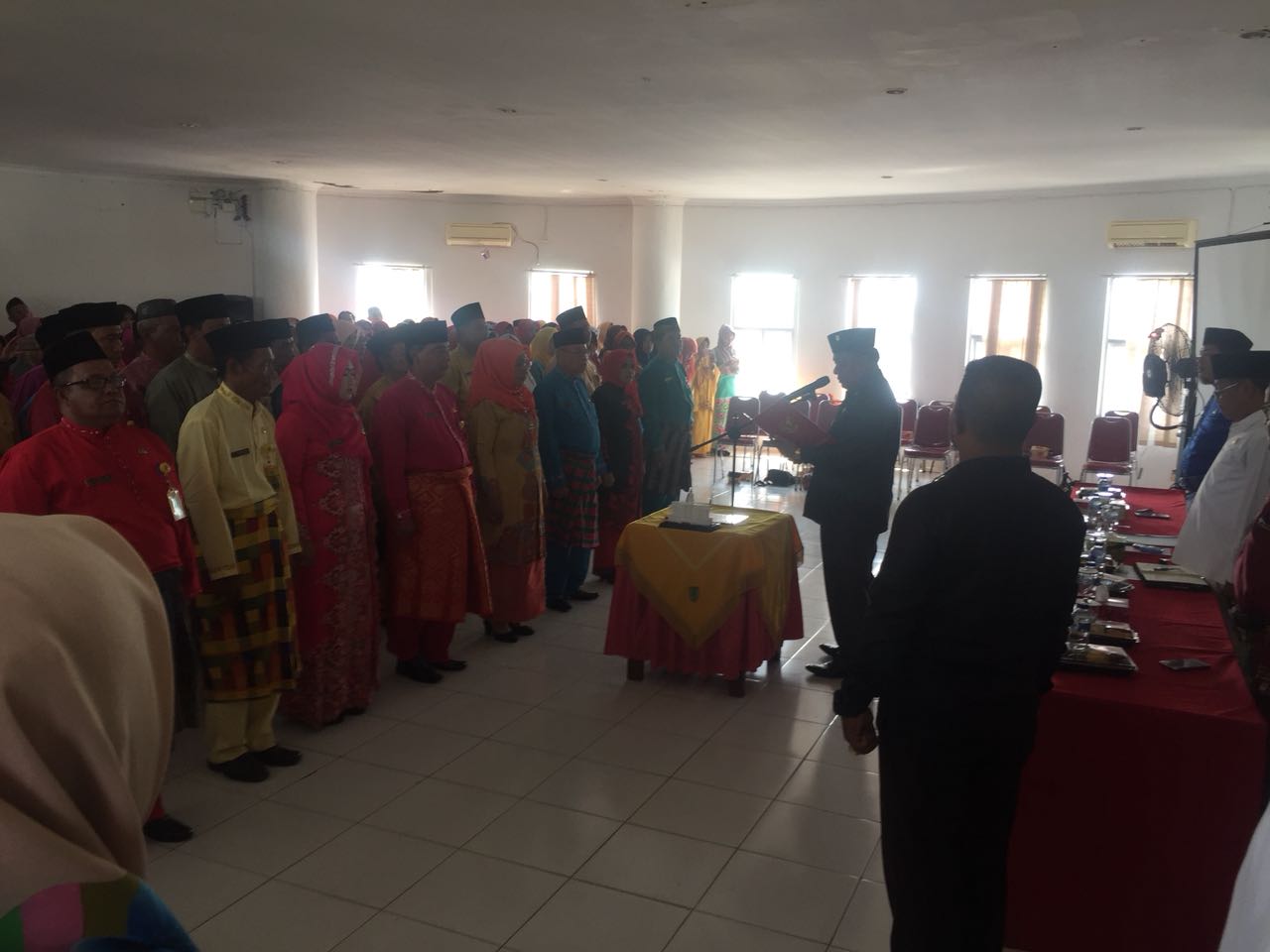 Plt Bupati Rohil Lantik 18 Korwilcam Pendidikan se - Rohil