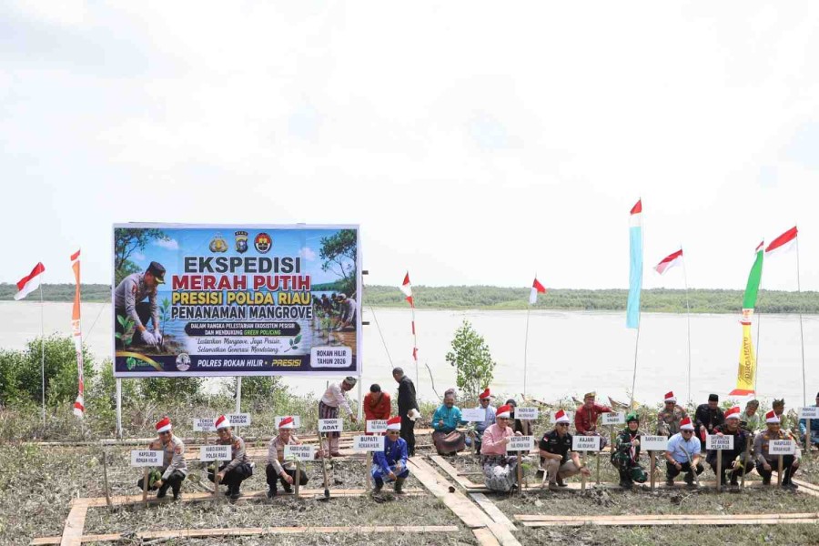 Polda Riau Gelar Ekspedisi Merah Putih Presisi 2026 di Rokan Hilir