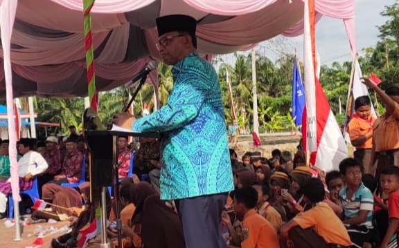 Dalam Waktu Singkat Jalan Poros Anas Maamun Bangko Pusako Akan Diaspal dan Rigit