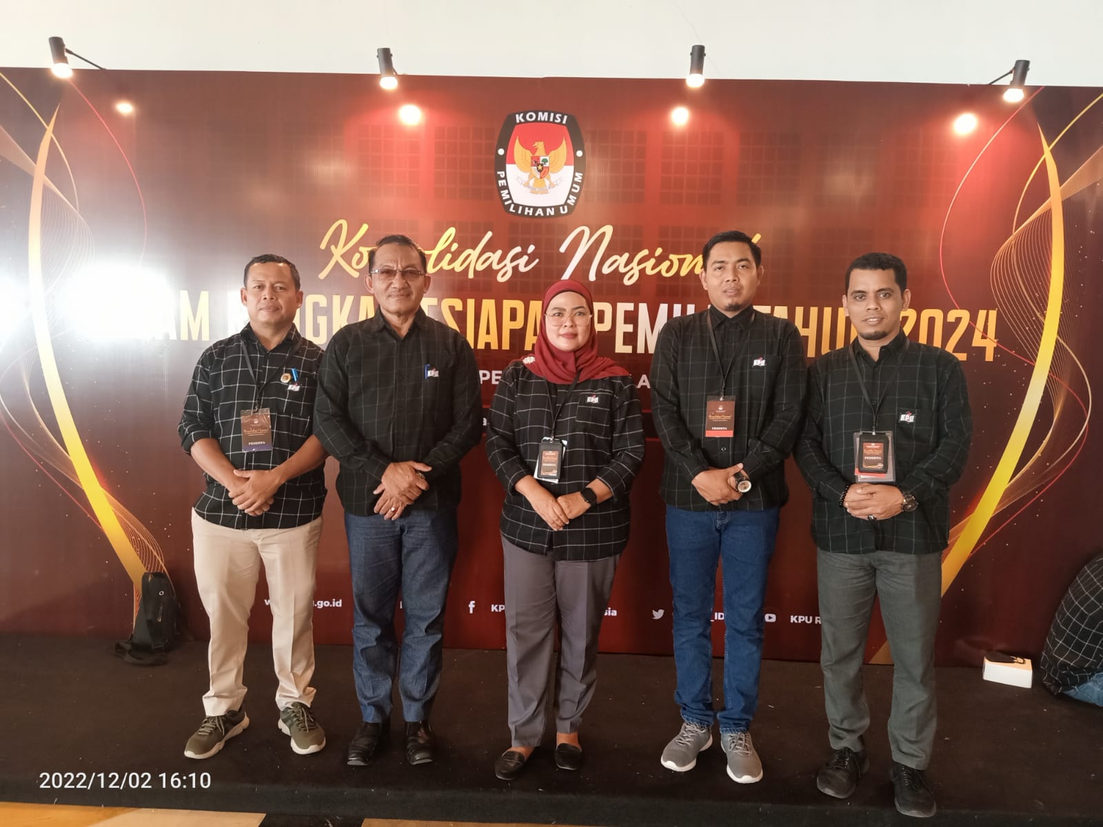 KPU Kampar Hadiri Acara Konsolnas KPU Se- Indonesia
